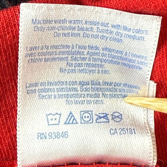 Vtg Y2K Igor & The Red Elvises Graphic Red Tank 2XL Both Sides Cotton Band Tee - Picture 8 of 9